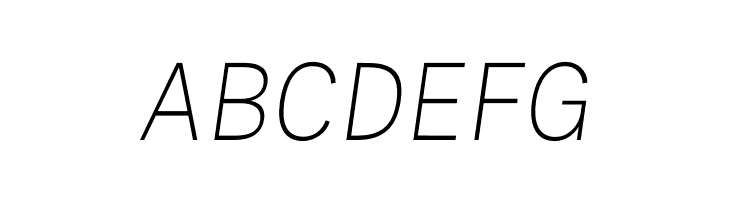 Public Sans Thin Italic  Free Fonts Download