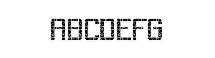 Out AEG LCD  Free Fonts Download