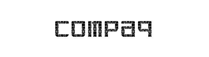 Out AEG LCD  Free Fonts Download