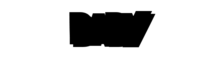 Richu Mast Extrude Shadow  Free Fonts Download