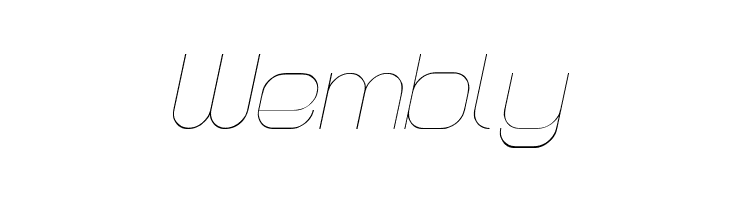 Lastwaerk thin Oblique  Free Fonts Download
