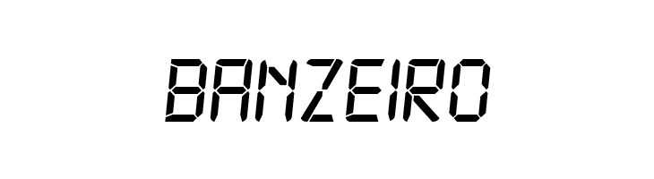 Digital-7 Italic  Free Fonts Download