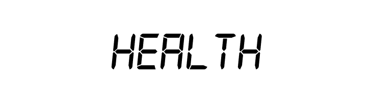 Digital-7 Italic  Free Fonts Download