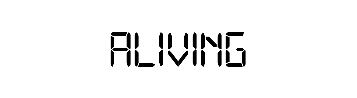 Digital-7  Free Fonts Download