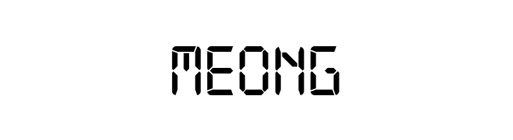 Digital-7  Free Fonts Download