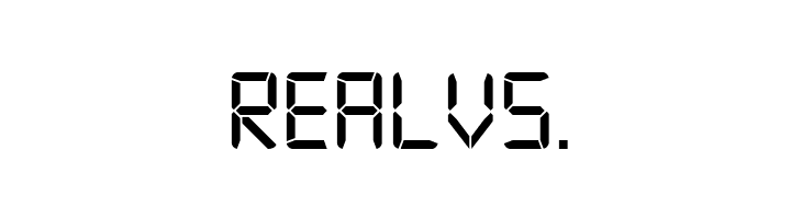 Digital-7  Free Fonts Download