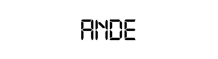 Digital-7 Mono  Free Fonts Download