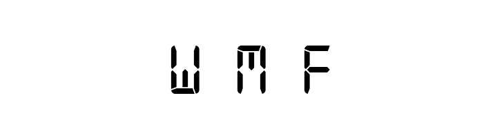 Digital-7 Mono  Free Fonts Download