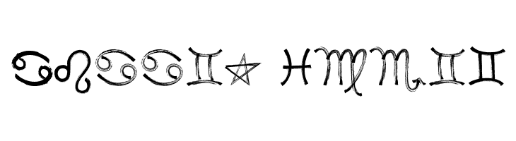 MF Zodiac Dings  Free Fonts Download