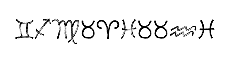 MF Zodiac Dings  Free Fonts Download