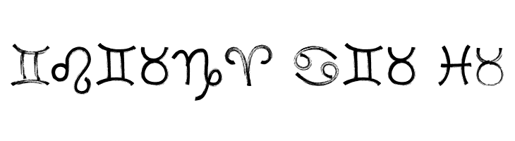 MF Zodiac Dings  Free Fonts Download