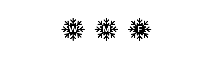 MFSnowflakes  Free Fonts Download