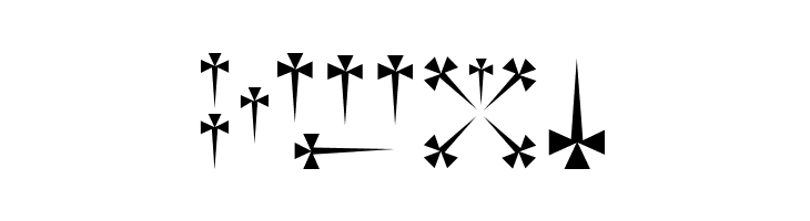 Daggers Regular  Free Fonts Download