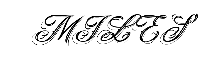 ANGELES PERSONAL USE Italic  Free Fonts Download