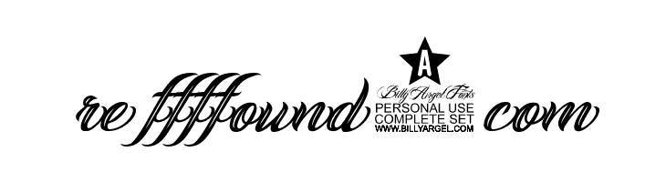 ANGELES PERSONAL USE Italic  Free Fonts Download