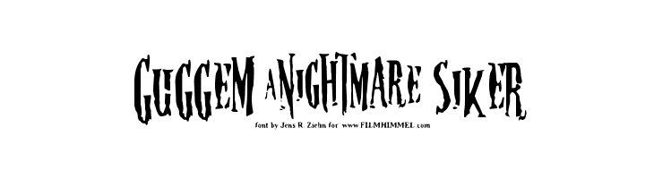 Nightmare 5(RUS BY LYAJKA)  Free Fonts Download
