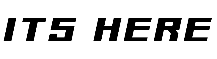 Kiloton v1.0 Italic  Free Fonts Download