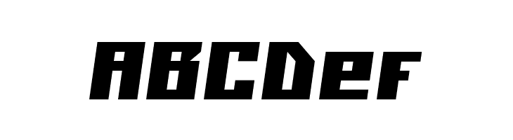 Kiloton Condensed Italic  Free Fonts Download