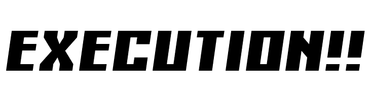 Kiloton Condensed Italic  Free Fonts Download