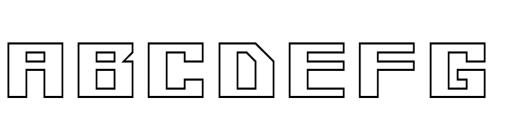 Kiloton Outline  Free Fonts Download