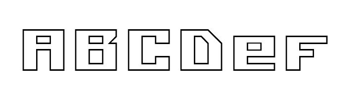 Kiloton Outline  Free Fonts Download