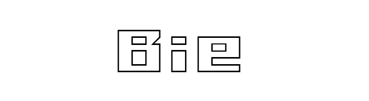 Kiloton Outline  Free Fonts Download
