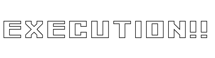 Kiloton Outline  Free Fonts Download