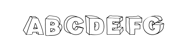 Cartoon Blocks  Free Fonts Download