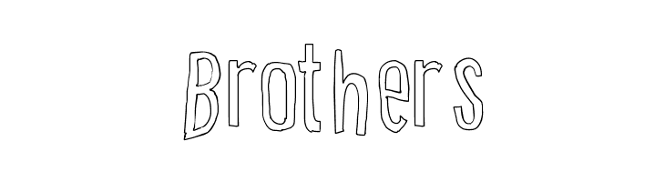 Cartoon East Outline  Free Fonts Download