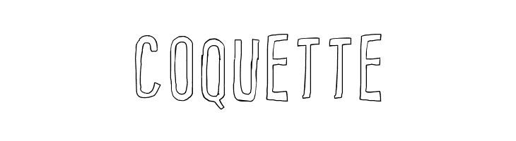 Cartoon East Outline  Free Fonts Download