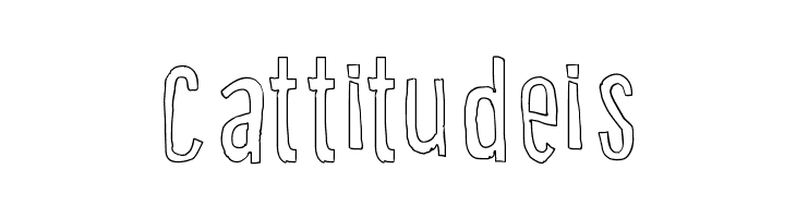 Cartoon East Outline  Free Fonts Download