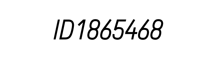 ZF2334 Squarish Regular Italic  Free Fonts Download