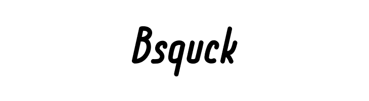 Bsquck Cell 63 Font