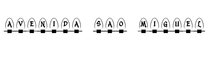 Christmas Lights Indoor  Free Fonts Download