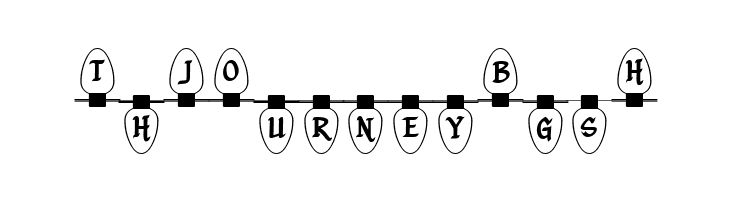 Christmas Lights Indoor  Free Fonts Download