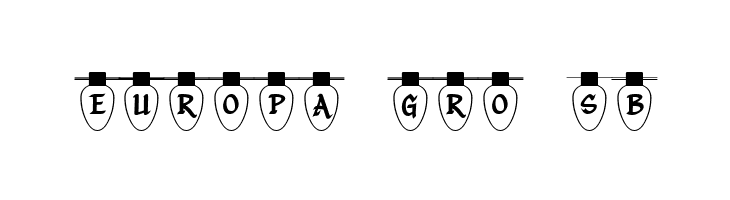 Christmas Lights Indoor  Free Fonts Download