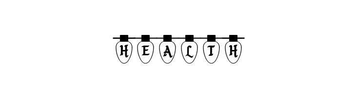Christmas Lights Indoor  Free Fonts Download
