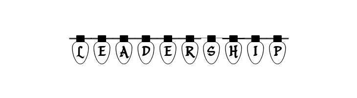 Christmas Lights Indoor  Free Fonts Download