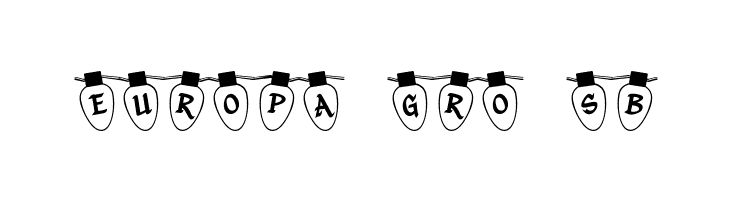 Christmas Lights Outdoor  Free Fonts Download
