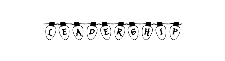 Christmas Lights Outdoor  Free Fonts Download