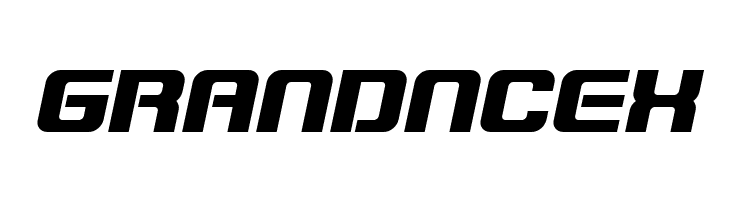 GRANDNCEX Blaster Italic Font