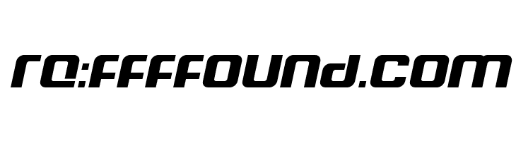 Blaster Eternal Italic  Free Fonts Download