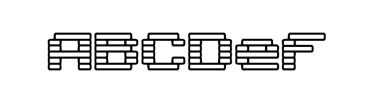 Gaposis Outline [BRK]  Free Fonts Download