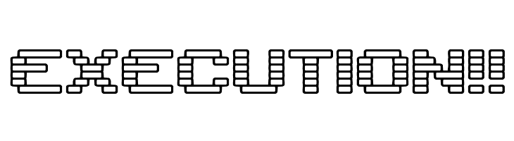 Gaposis Outline [BRK]  Free Fonts Download