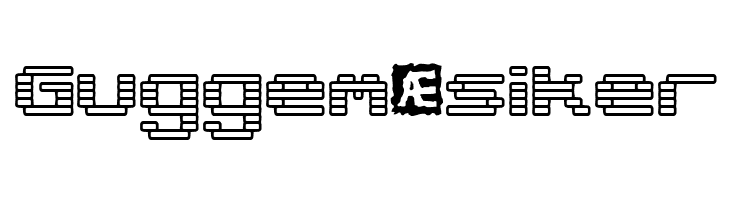 Gaposis Outline [BRK]  Free Fonts Download