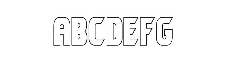 Umbro Outline  Free Fonts Download