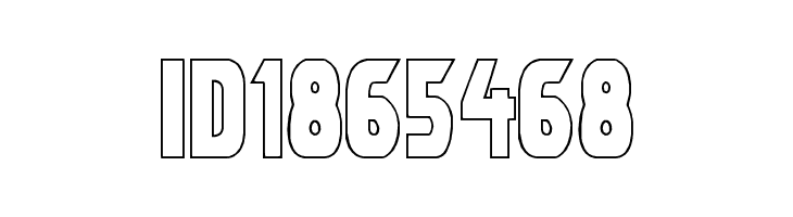 Umbro Outline  Free Fonts Download