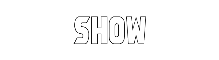 Umbro Outline  Free Fonts Download