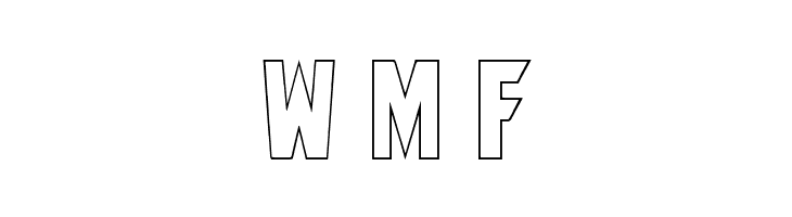 Umbro Outline  Free Fonts Download