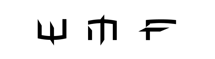 Milenio-Jed@  Free Fonts Download